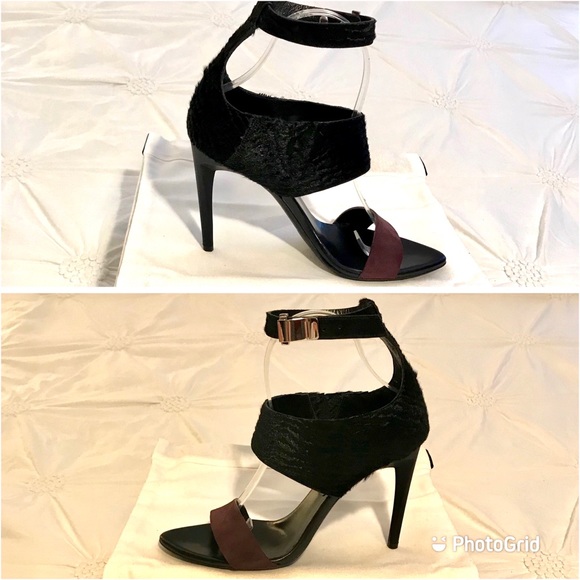 PROENZA SCHOULER Suede and Calf Leather Heel Shoes  EU 39 / US 8.5  New in Box - Picture 5 of 15